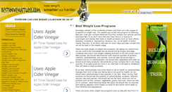 Desktop Screenshot of bestinweightloss.com